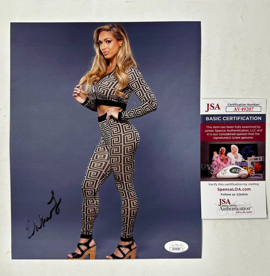 Elektra Lopez Signed 8X10 Photo WWE Wrestling Lagado Del Fantasma With JSA COA