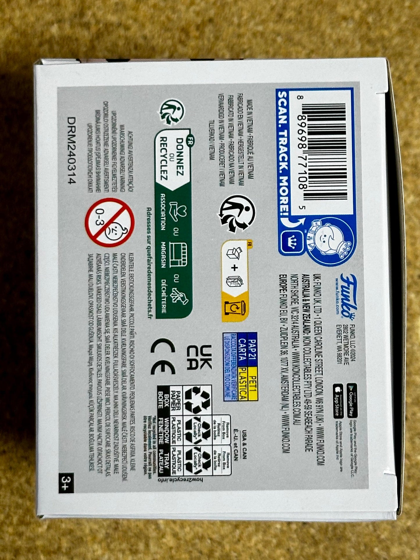 Steven John Ward Signed Dracule Mihawk Funko Pop! #1521 Live Action One Piece With JSA COA