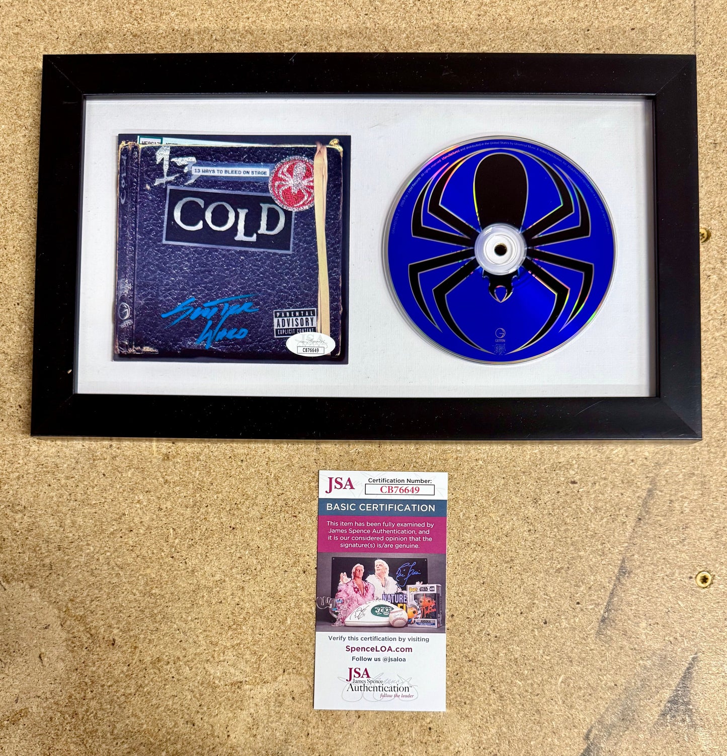 Scooter Ward Of Band Cold Signed “13 Ways To Bleed On Stage” (2000) CD Booklet JSA COA