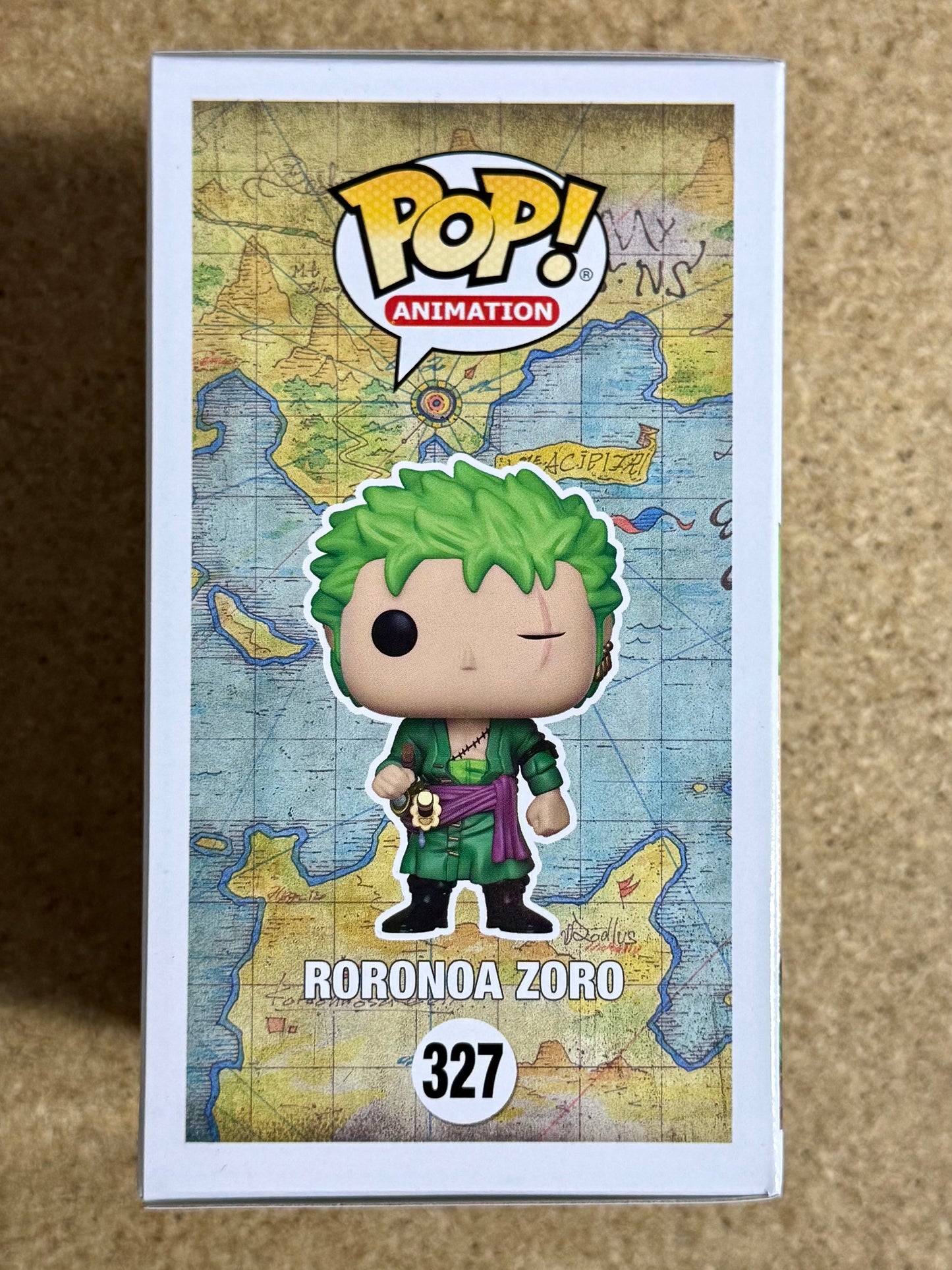 Funko Pop! Animation Glow Roronoa Zoro #327 One Piece 2023 Kody Vaulted Exclusive