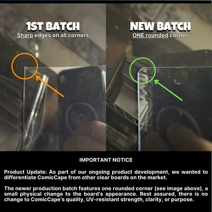 ComicCape - Clear UV Resistant Board