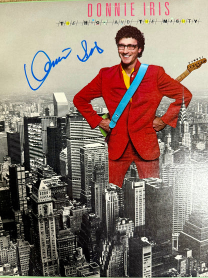 Donnie Iris Signed AUTOGRAPHED The High And The Mighty 1982 Vinyl With JSA COA