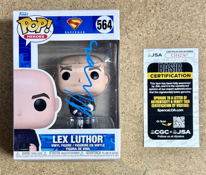 Nicholas Hoult Signed 2025 Funko Pop! DC Lex Luthor Superman #564 With JSA COA