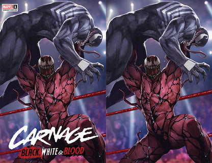 Carnage Black White And Blood #1 (Of 4) Skan Srisuwan Wrestling WWE Variant (03/31/2021) Marvel