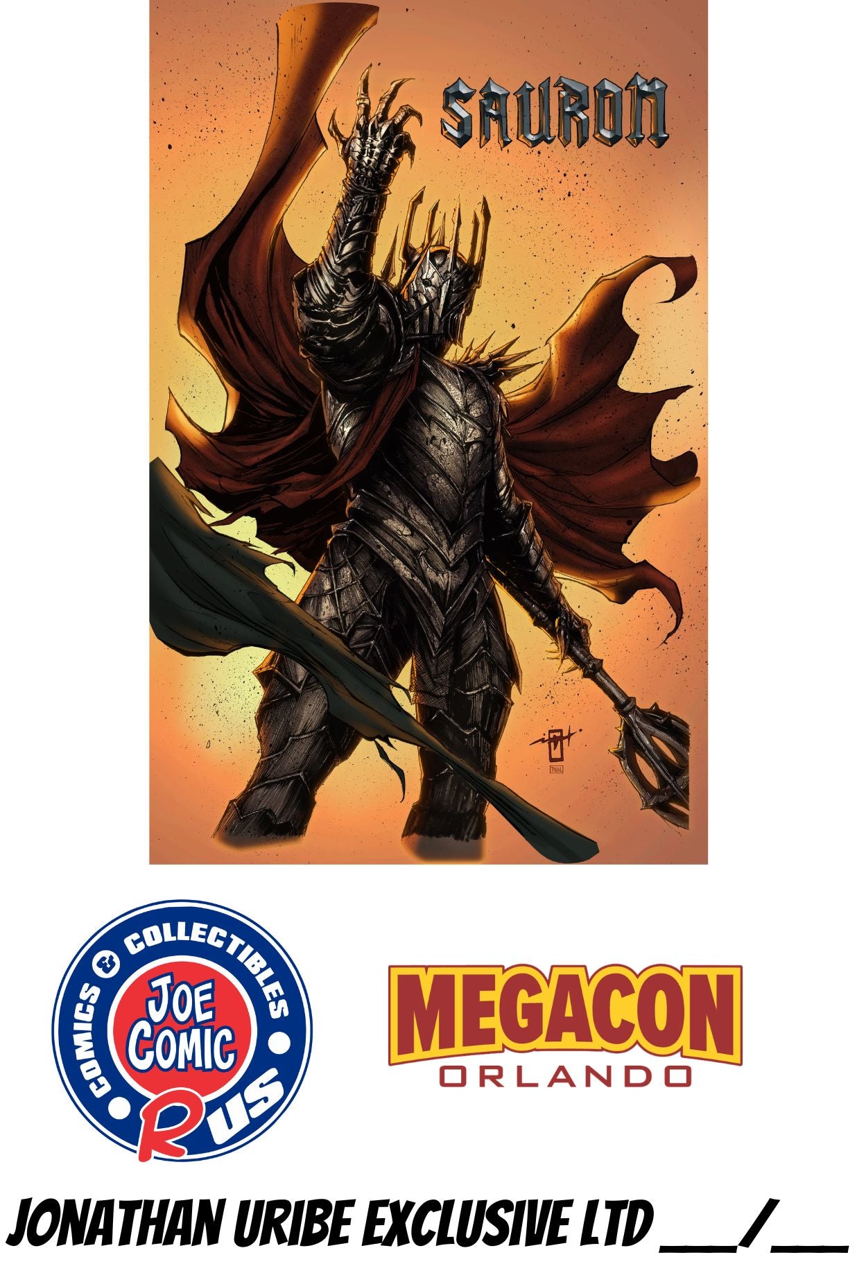 SAURON MEGACON EMBOSSED VARIANT (LTD 60) BY JONATHAN URIBE
