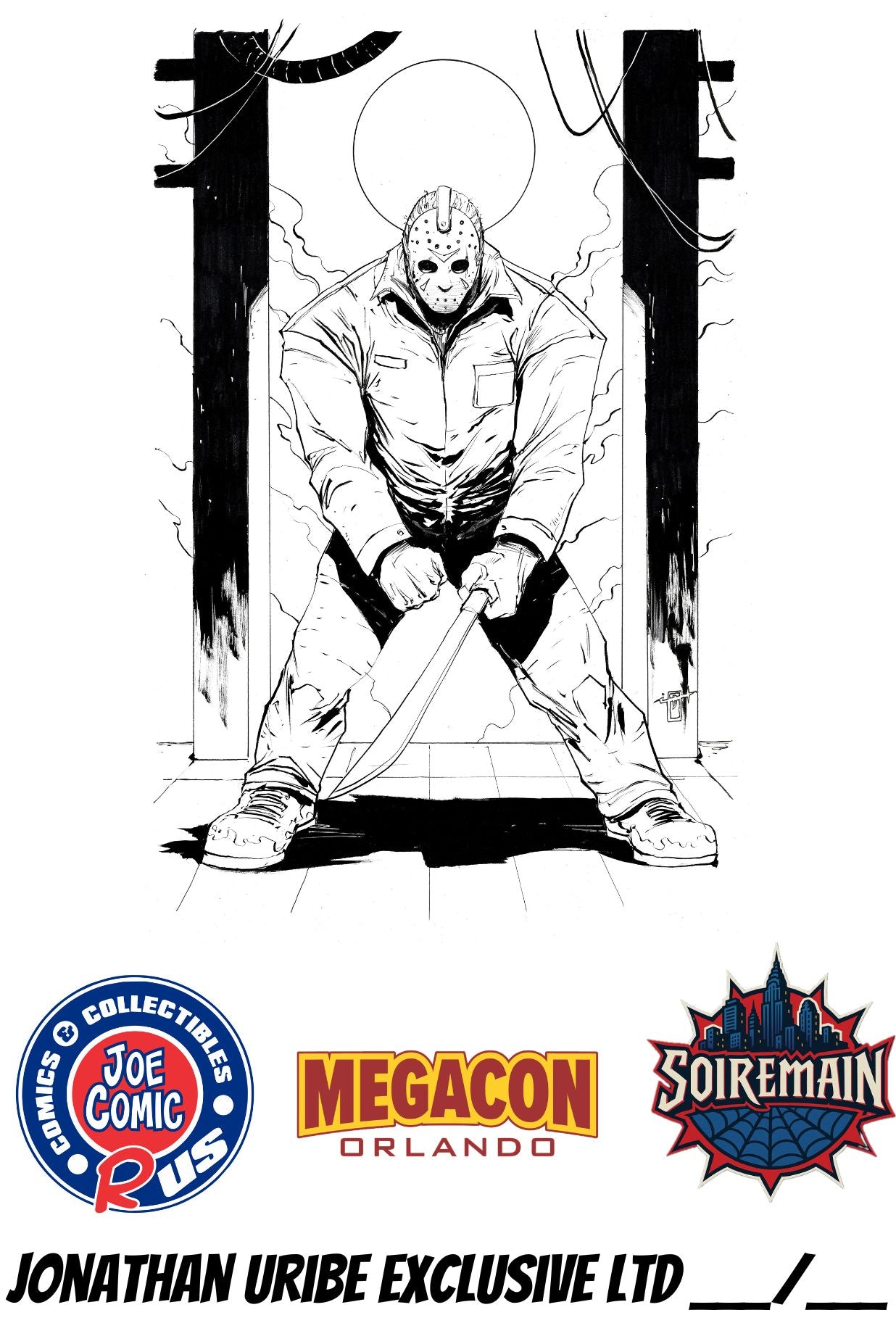 ABSOLUTE JASON NOIR MEGACON PLATNIUM METAL VARIANT (LTD 10) BY JONATHAN URIBE