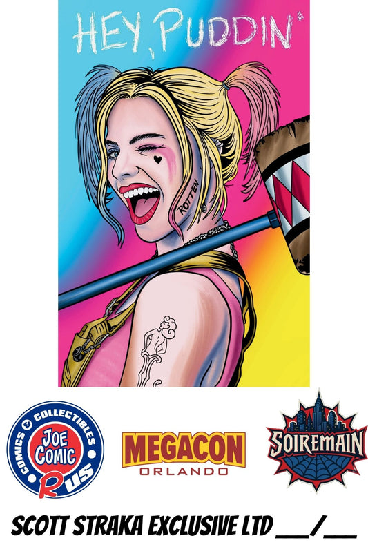 COLOR HARLEY MEGACON EXCLUSIVE SCOTT STRAKA EMBOSSED (LTD 90)