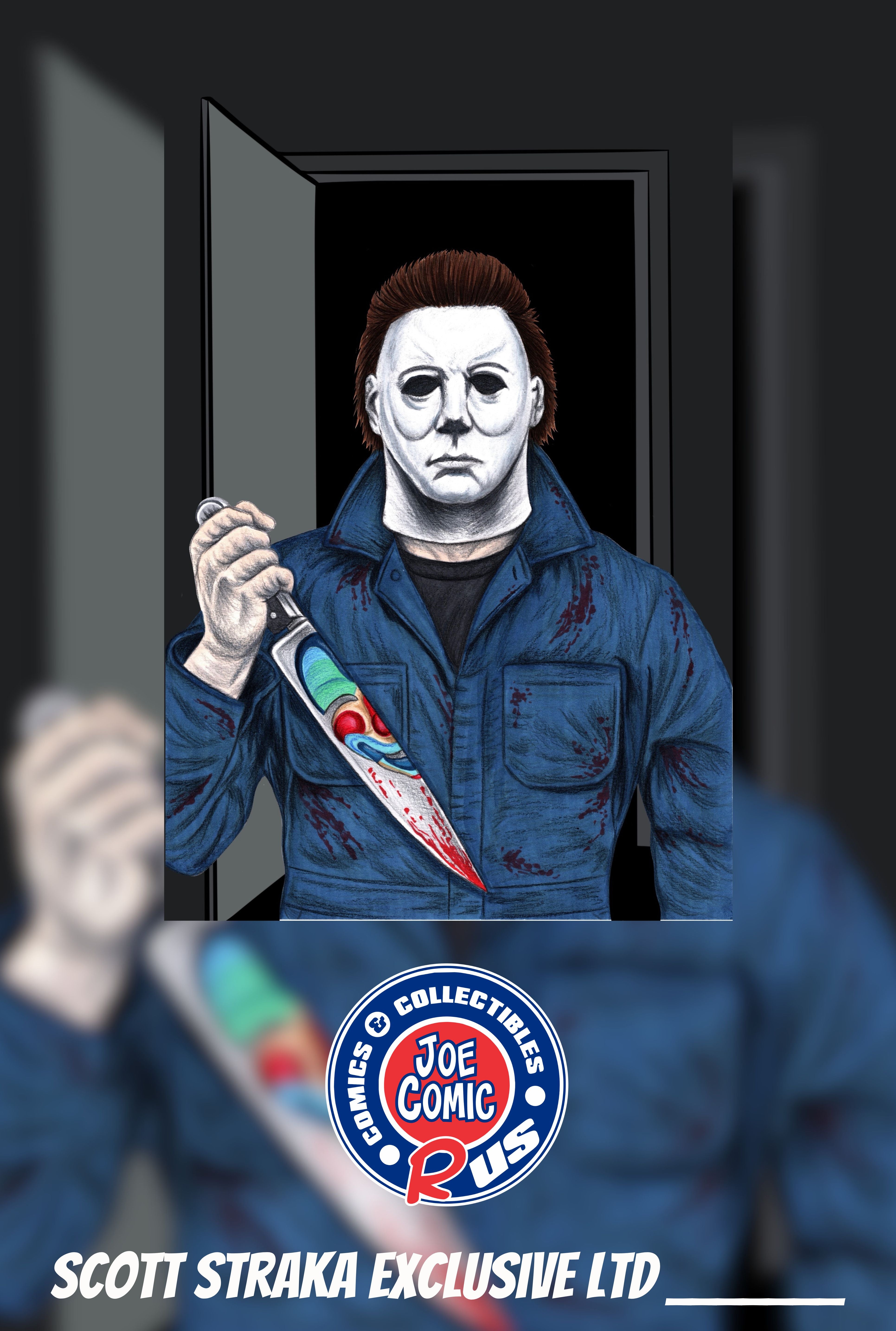 MICHAEL MYERS SNAKE SKIN SIGNED BY SCOTT STRAKA LTD TO 5