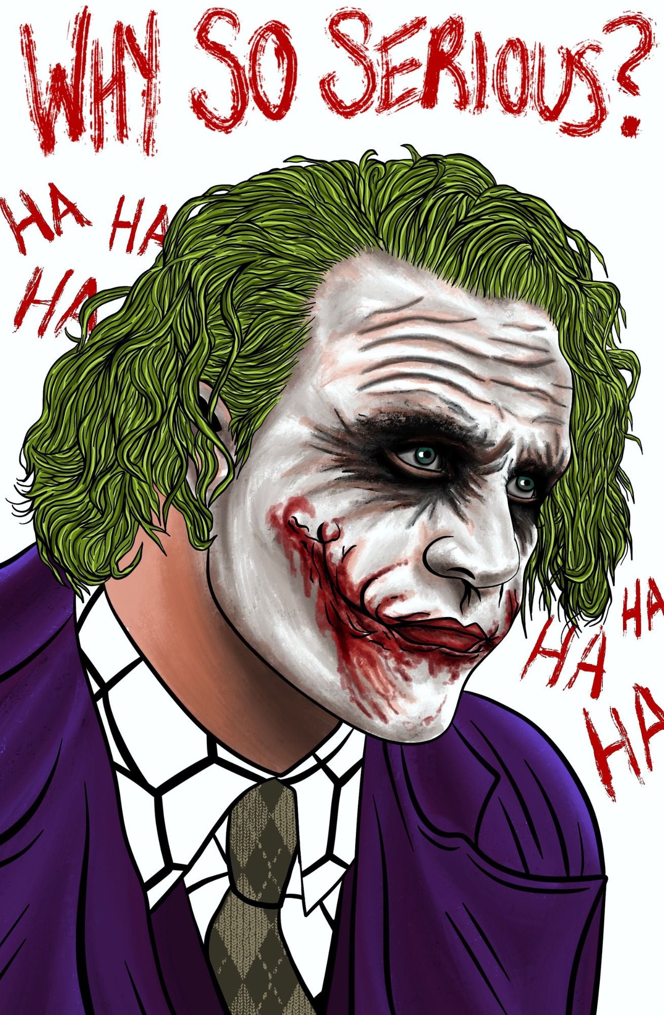 WHITE JOKER MEGACON EXCLUSIVE SCOTT STRAKA EMBOSSED (LTD 90)