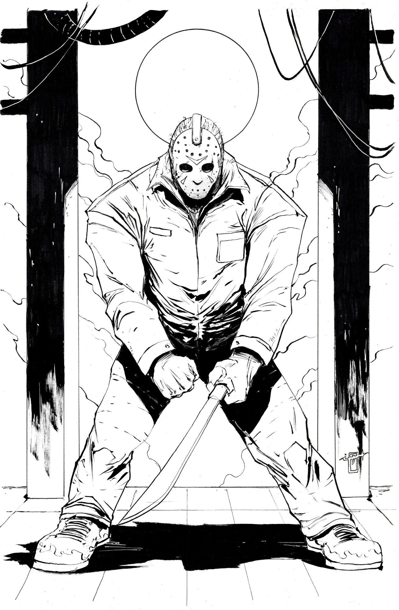 ABSOLUTE JASON NOIR MEGACON EMBOSSED VARIANT (LTD 90) BY JONATHAN URIBE