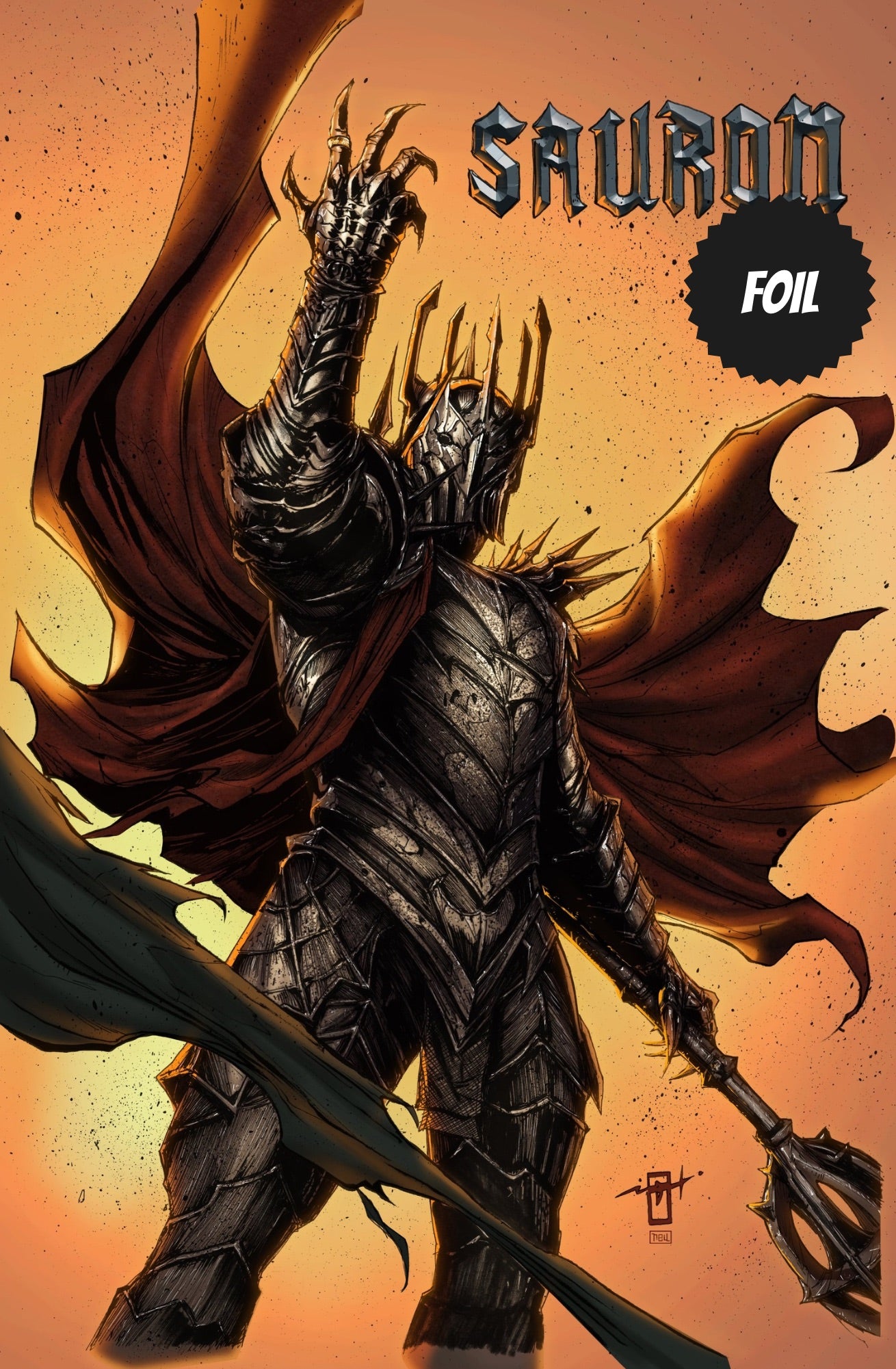 SAURON MEGACON FOIL VARIANT (LTD 20) BY JONATHAN URIBE