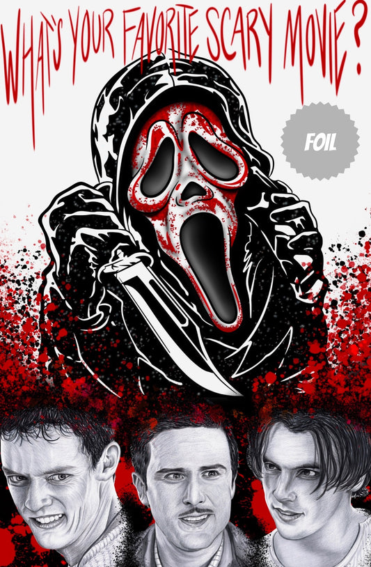 SCREAM WHITE VARIANT EXCLUSIVE EMBOSSED SPOT FOIL SCOTT STRAKA (LTD 62)