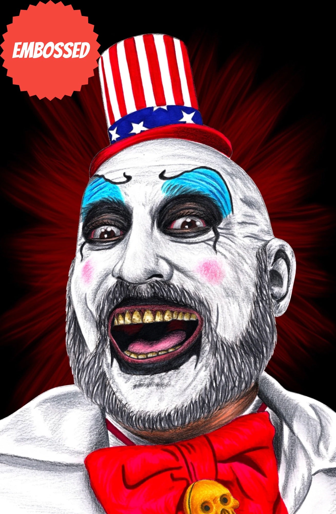 CAPTAIN SPALDING RED EMBOSSED SCOTT STRAKA LTD TO 40