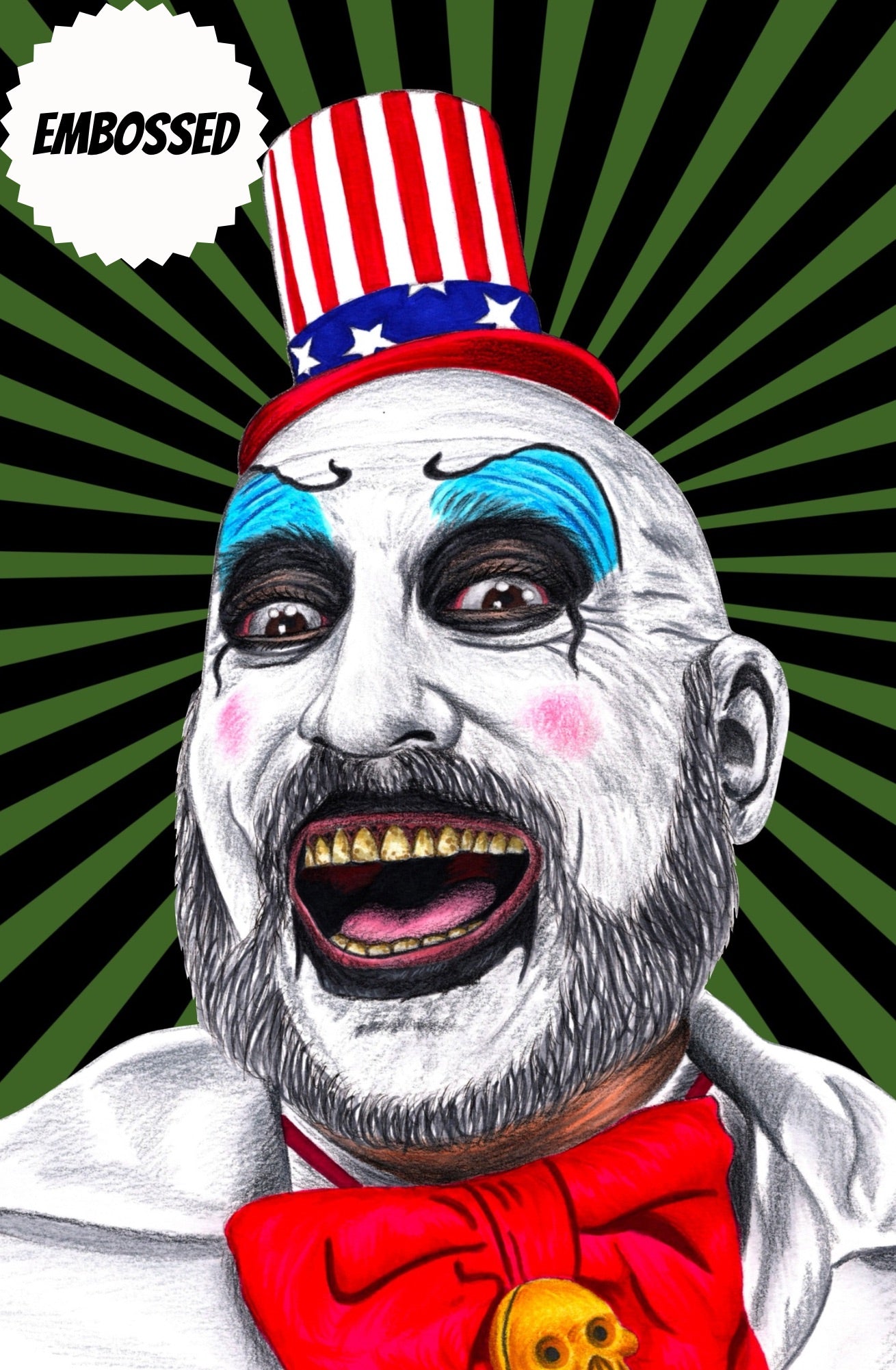 CAPTAIN SPAULDING EMBOSSED SCOTT STRAKA LTD TO 25