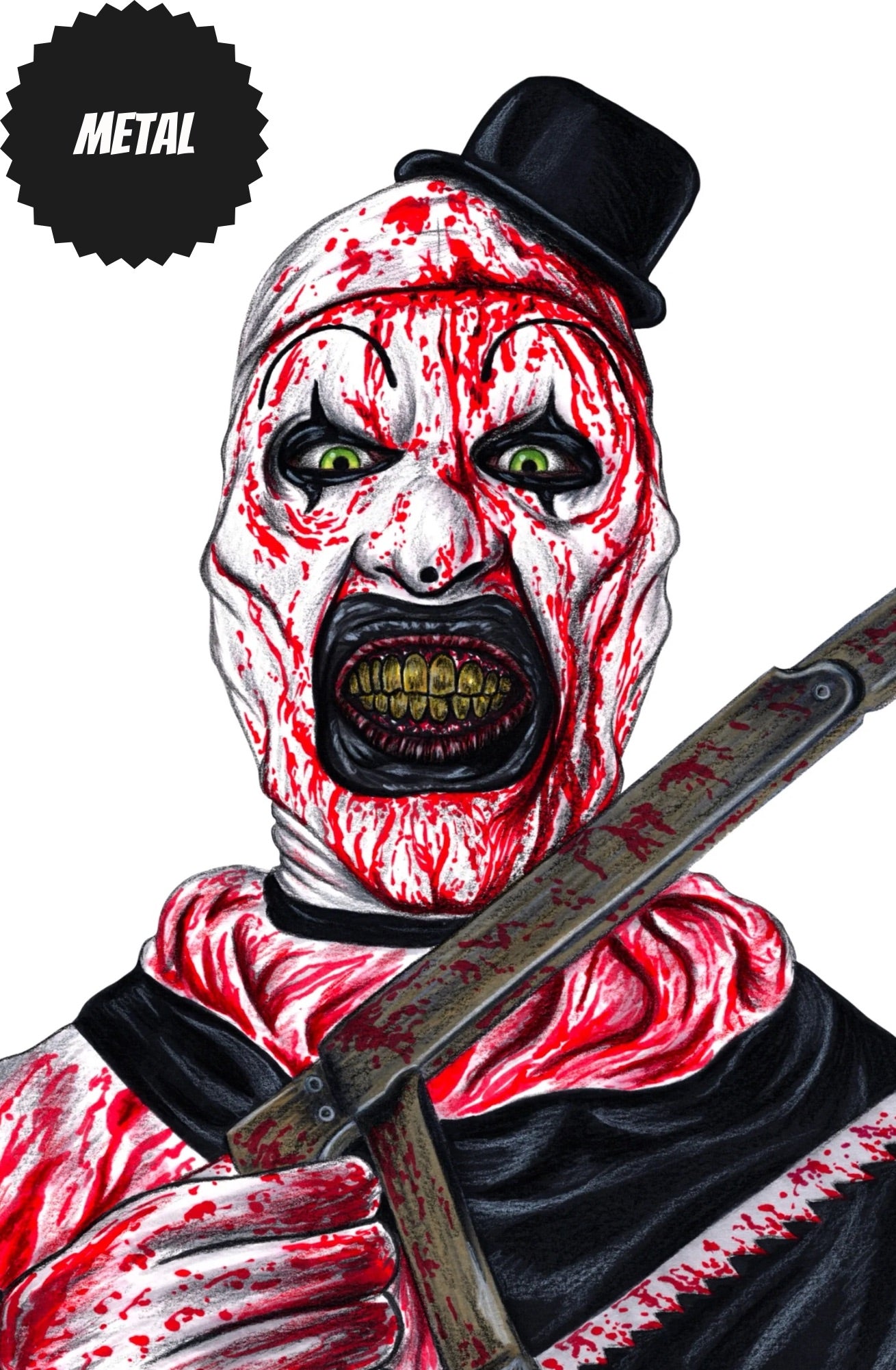 TERRIFIER PLATINUM METAL SIGNED BY SCOTT STRAKA LTD TO 6