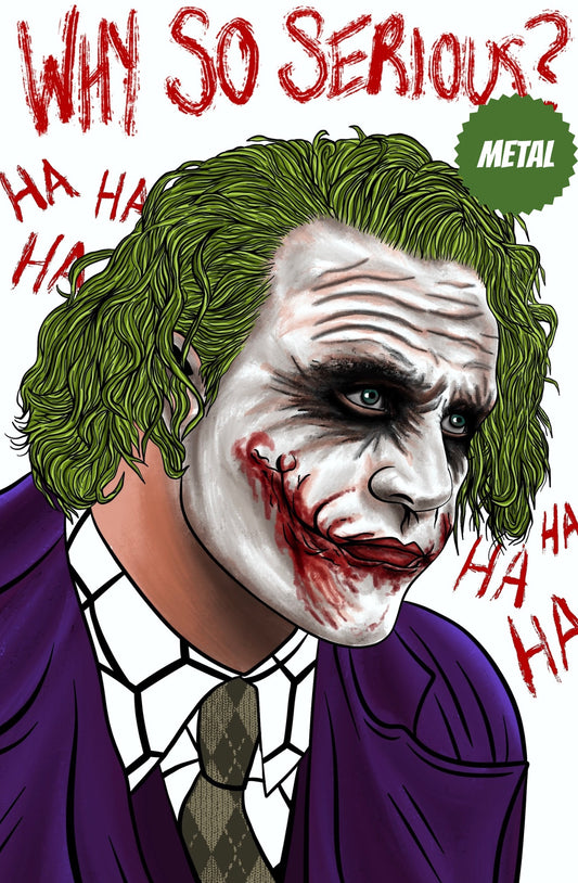 WHITE JOKER MEGACON EXCLUSIVE SCOTT STRAKA PLATNIUM METAL (LTD 10)