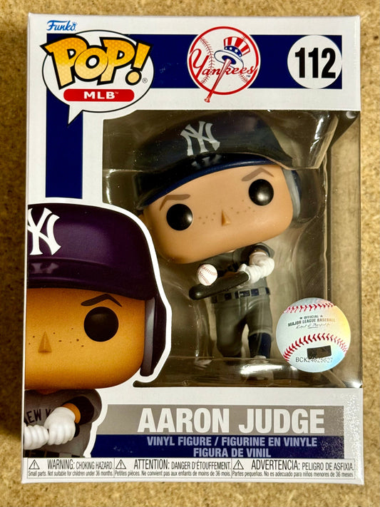 Funko Pop MLB Aaron Judge #112 New York Yankees Baseball Outfielder 2024