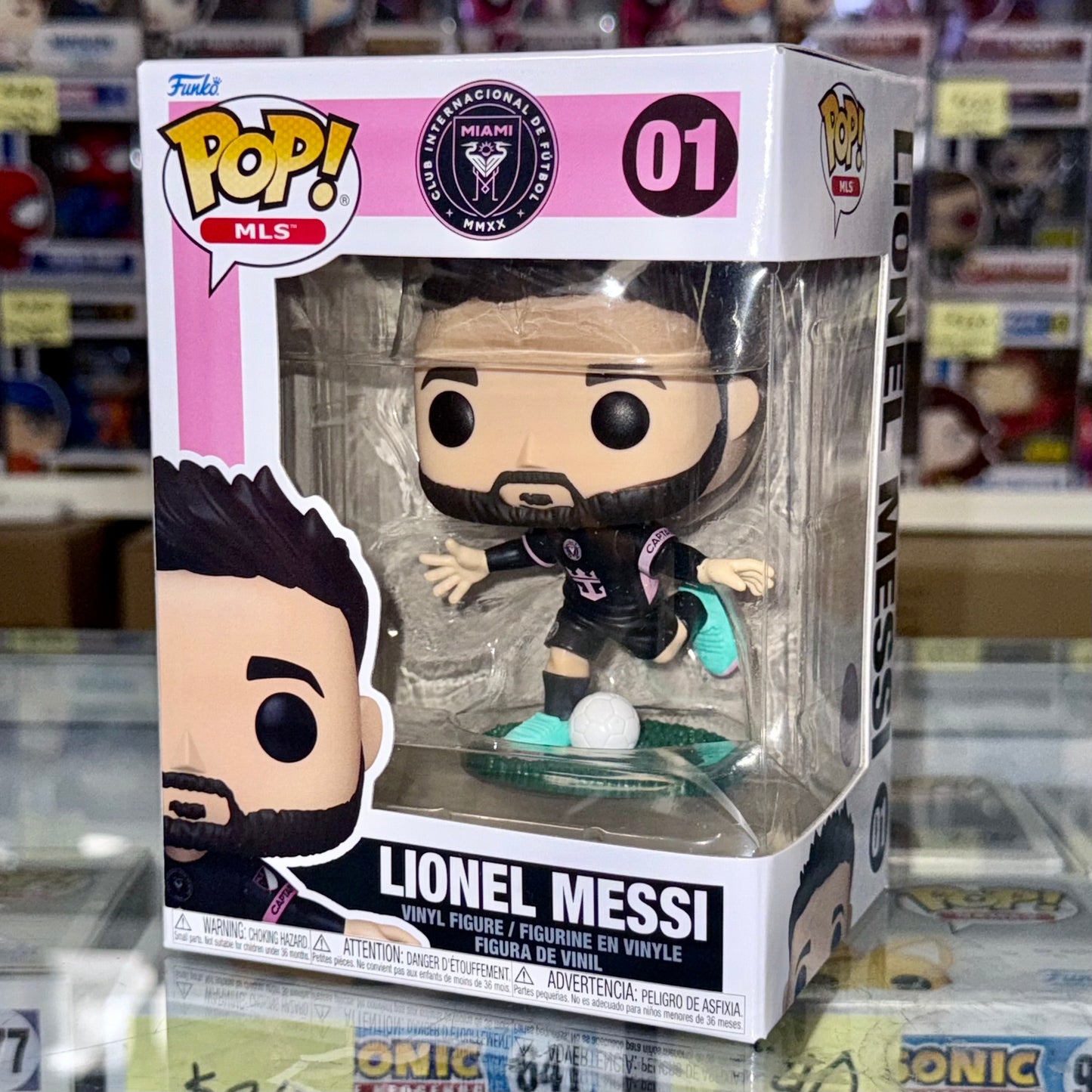 Funko Pop! MLS Lionel Messi (Away) #01 Soccer MLS Inter Miami 2025