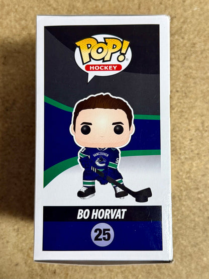Bo Horvat Signed Funko Pop! #25 NHL Canada Vancouver Canucks With JSA COA