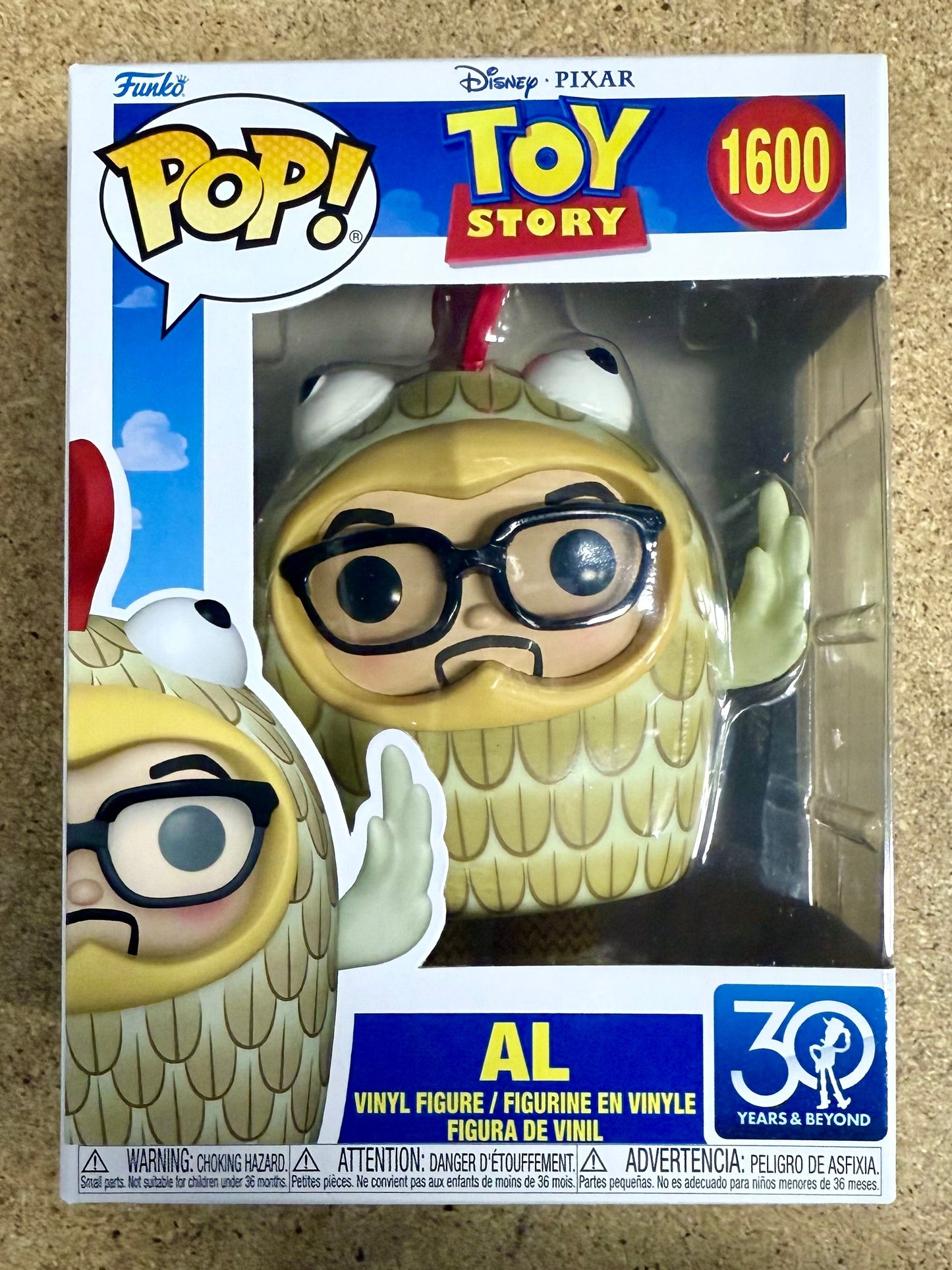 Funko Pop! Disney Pixar AL In Chicken Suit #1600 Toy Story 30th Toy Barn