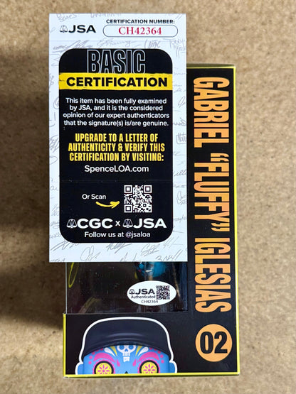 Gabriel “FLUFFY” Iglesias Signed BL Dia De Los Muertos Funko Pop! With JSA COA