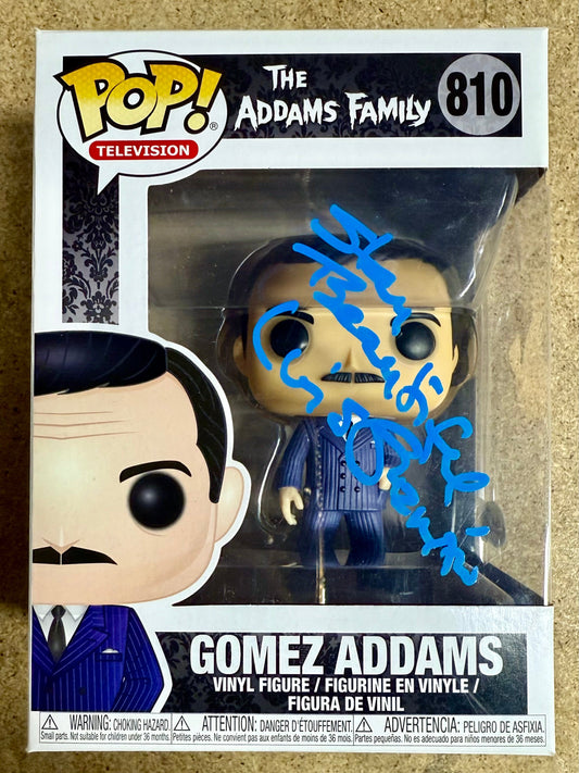 Luis Guzman Signed Gomez The Addams Family Wednesday Funko Pop! #810 With JSA COA