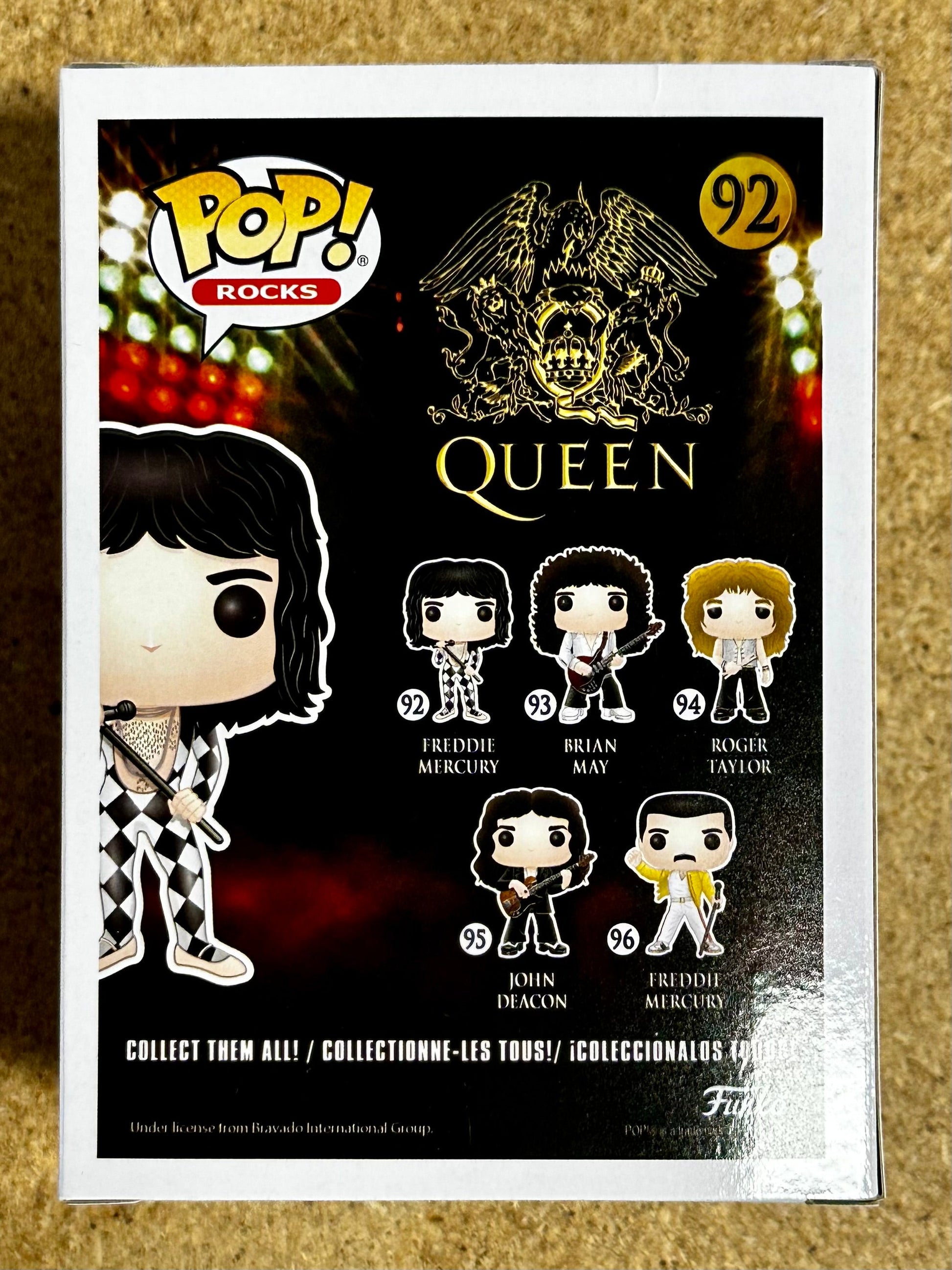 Funko Pop! Rocks Queen Freddie Mercury #92 Bohemian Rhapsody Under Pressure