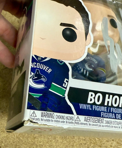Bo Horvat Signed Funko Pop! #25 NHL Canada Vancouver Canucks With JSA COA