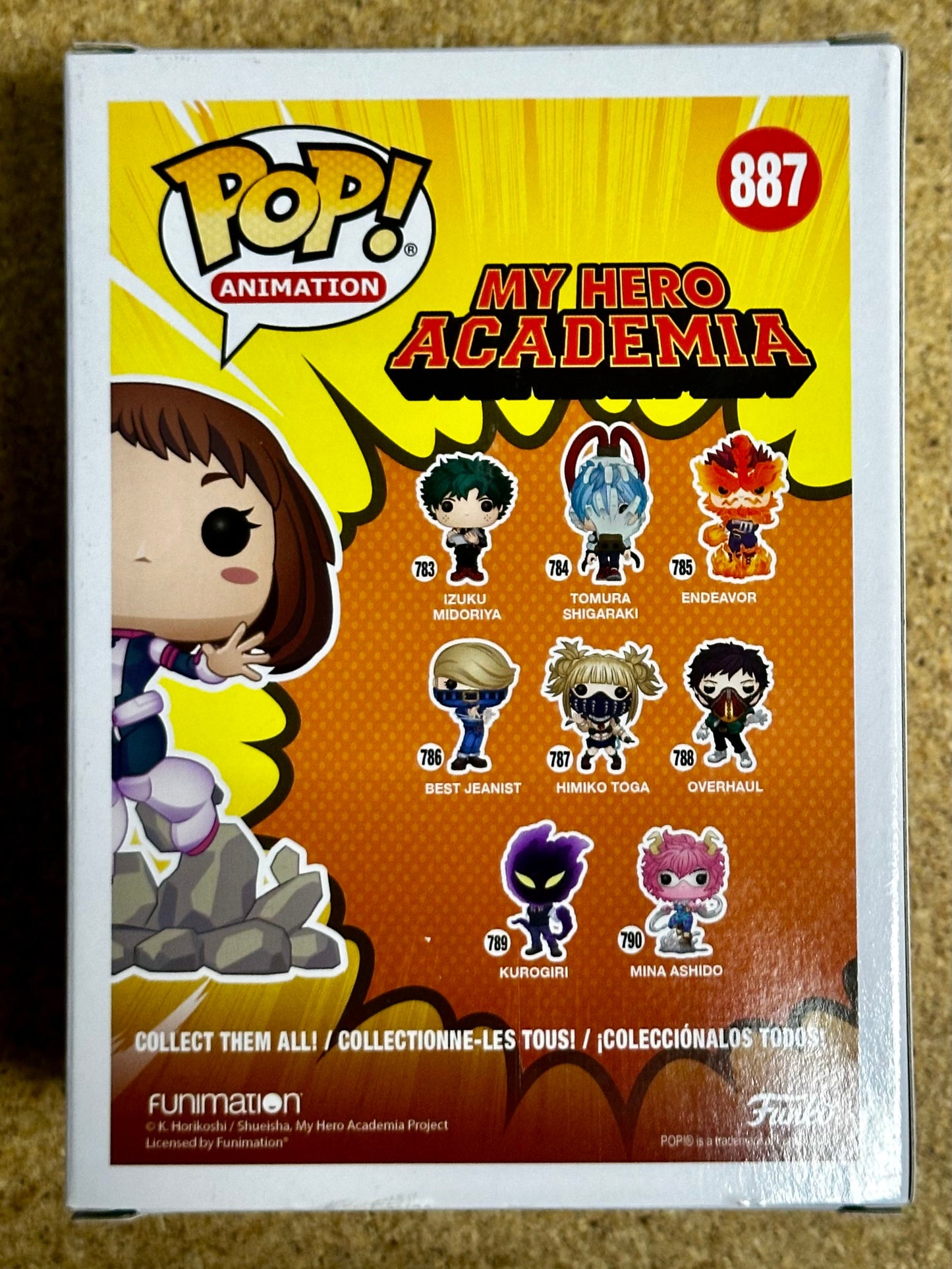 Funko Pop! Animation Chase Ochaco #887 My Hero Academia 2020 Vaulted Exclusive