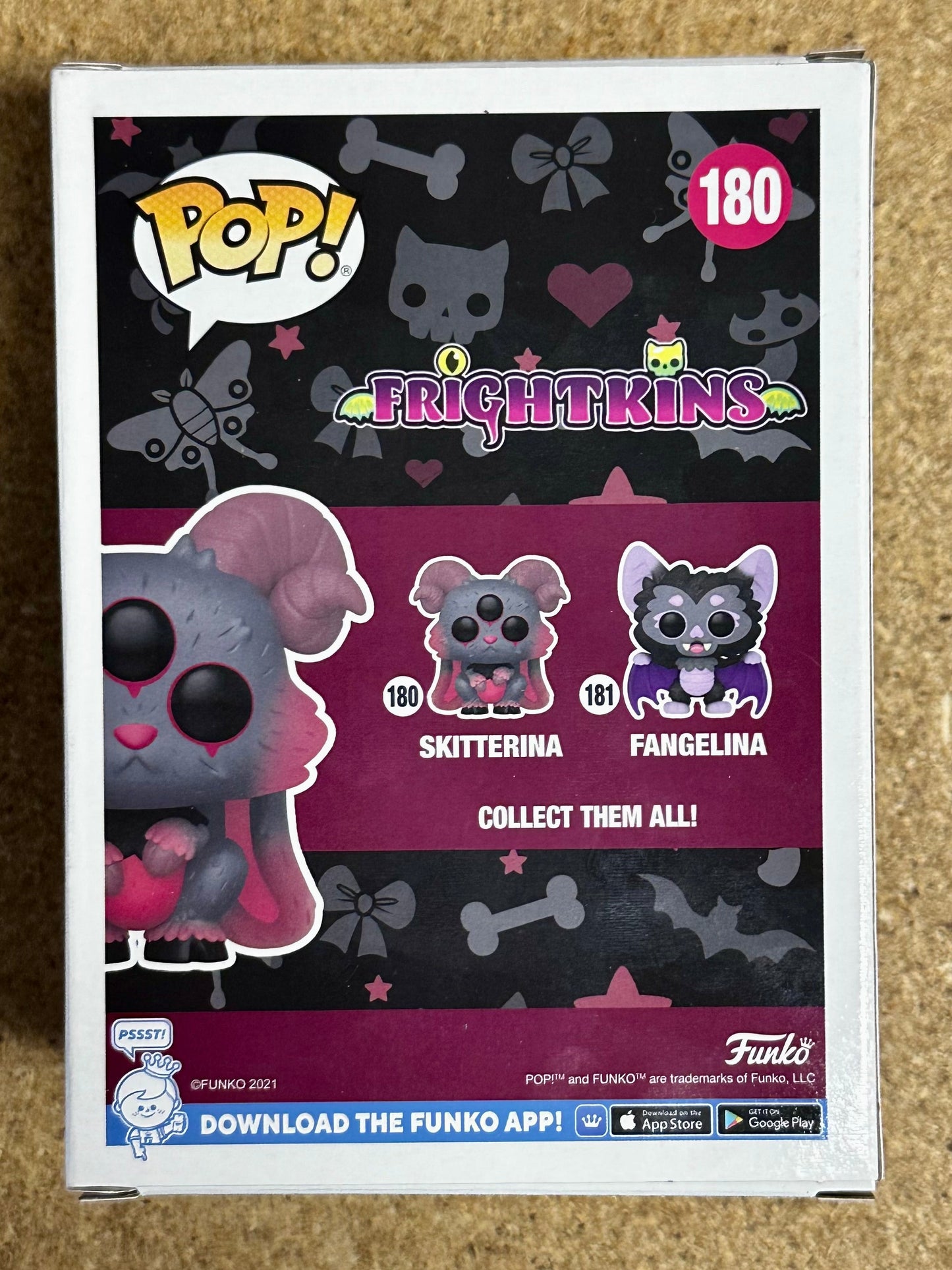 Funko Pop! Skitterina #180 Frightkins HT Spooky Halloween 2021 Vaulted Exclusive