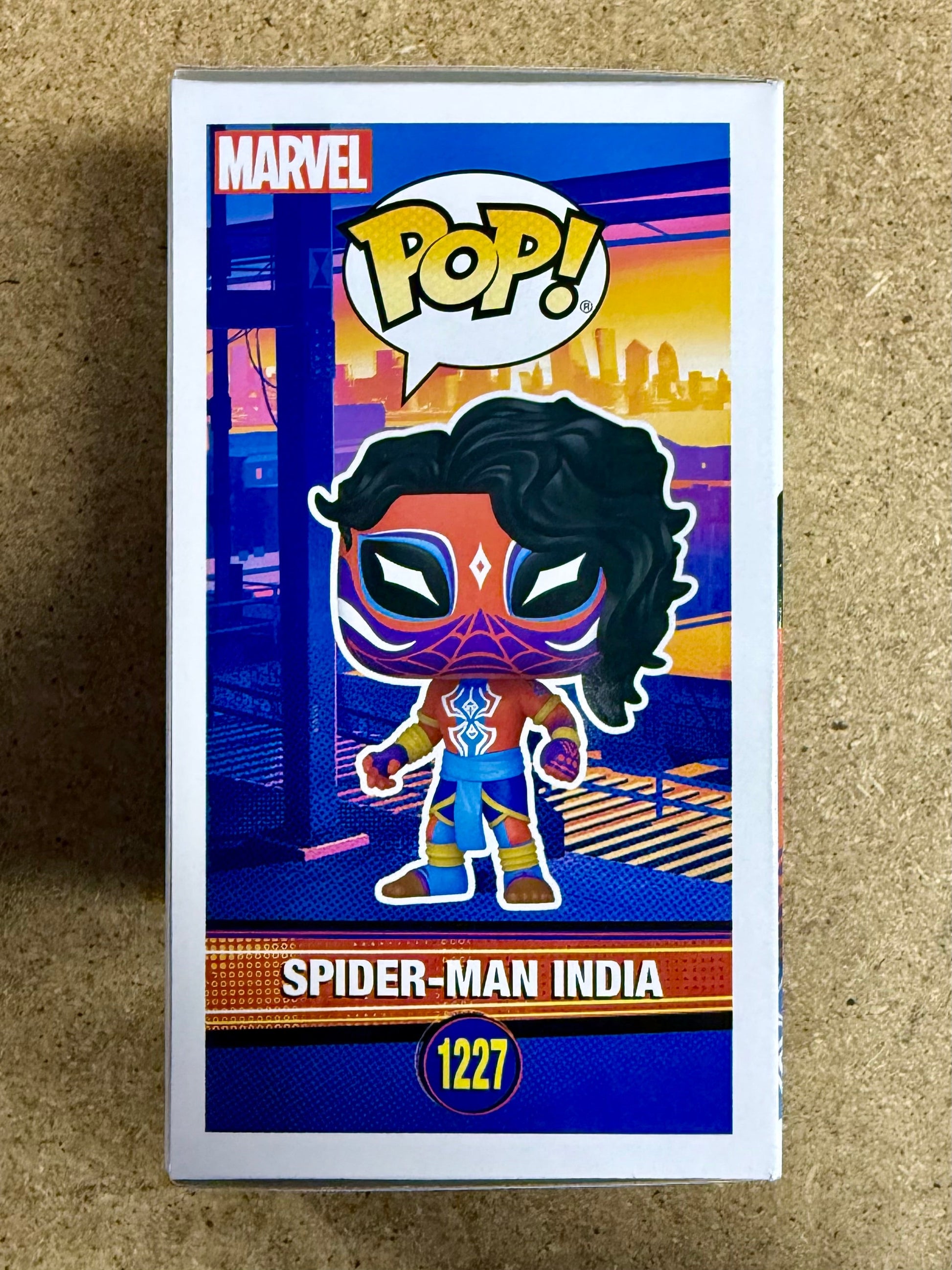 Karan Soni Signed Spider-Man India Funko Pop! #1227 Across The Spider-Verse With JSA COA