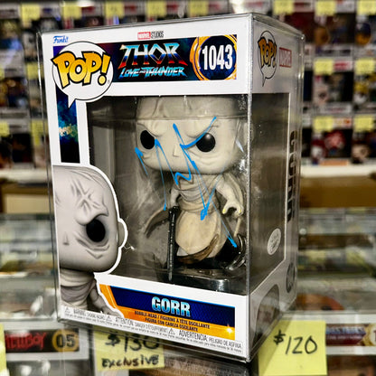 Christian Bale Signed Gorr The God Butcher Thor Funko Pop! #1043 With JSA COA