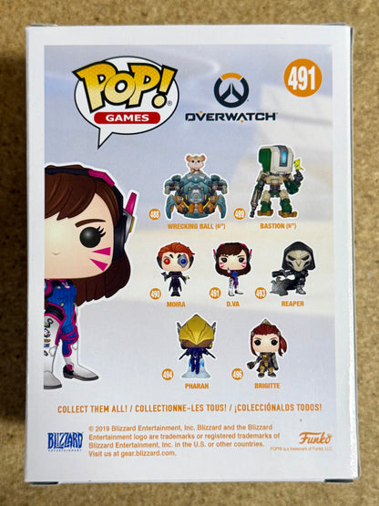Funko Pop! Games D.VA (Hana Song) #491 Blizzard Overwatch 2019 Vaulted