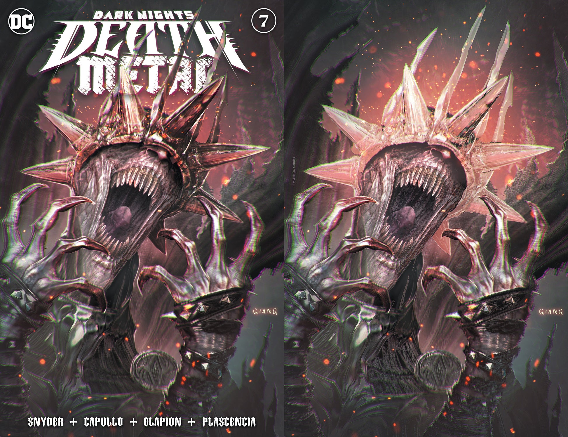 Dark Nights Death Metal #7 (Of 7) John Giang Batman Who Laughs Variant (01/05/2021) DC