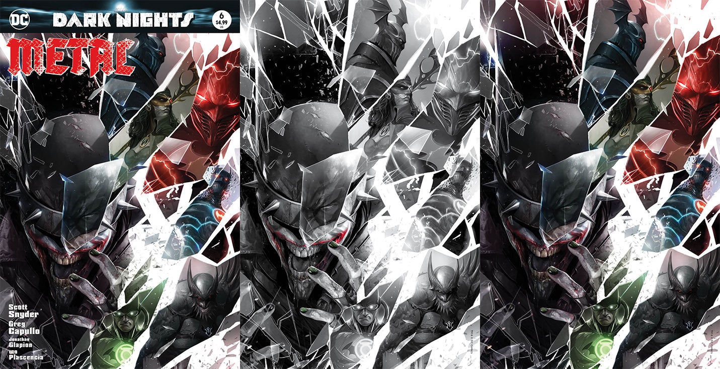 Dark Nights Metal 6 DC 2018 Francesco Mattina Variant Batman Who Laughs Shattered