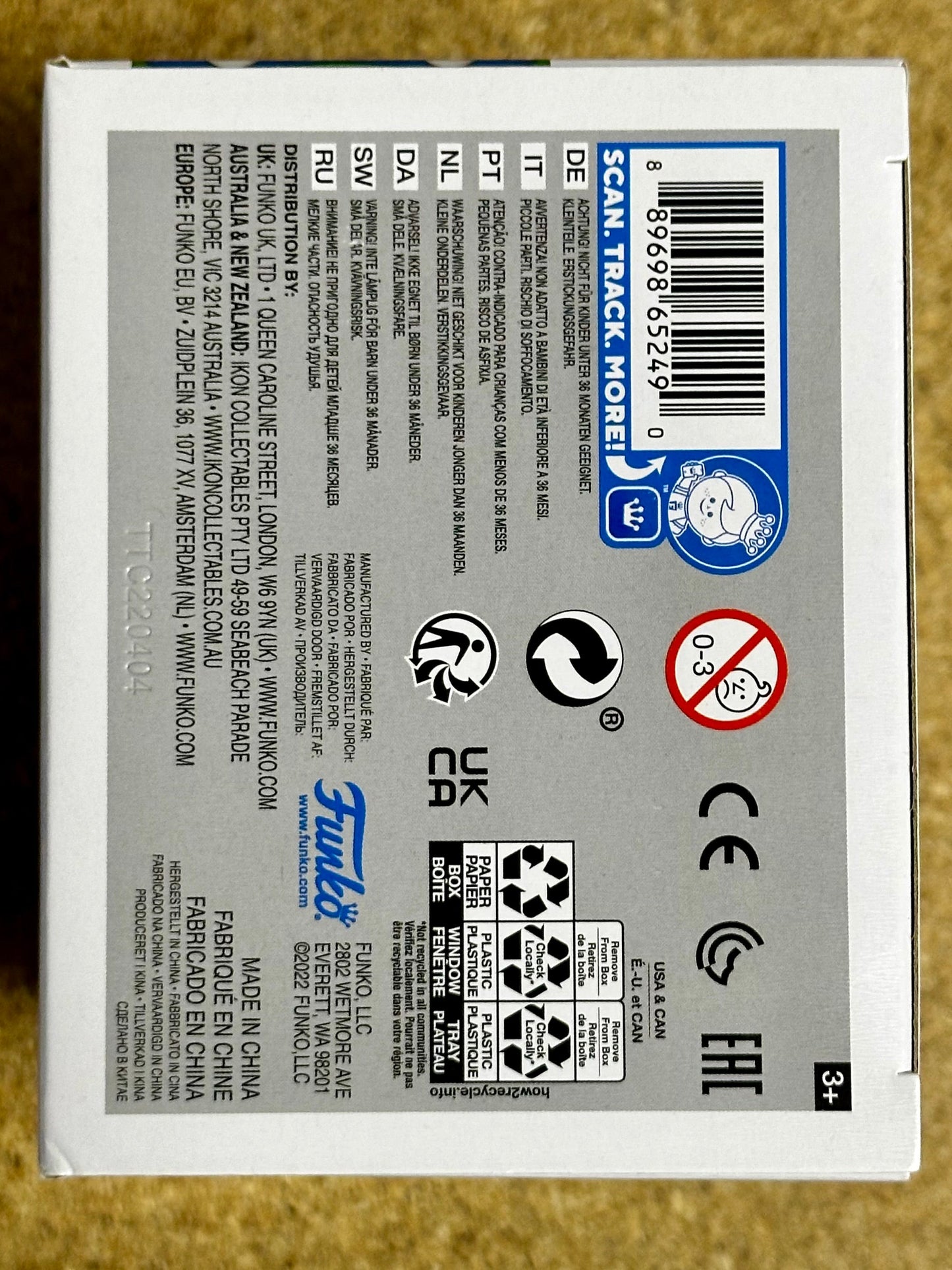 Funko Pop! Retro Toys Leonardo #104 Ninja Turtles X Blue Power Ranger 2022 SDCC Toy Tokyo Exclusive