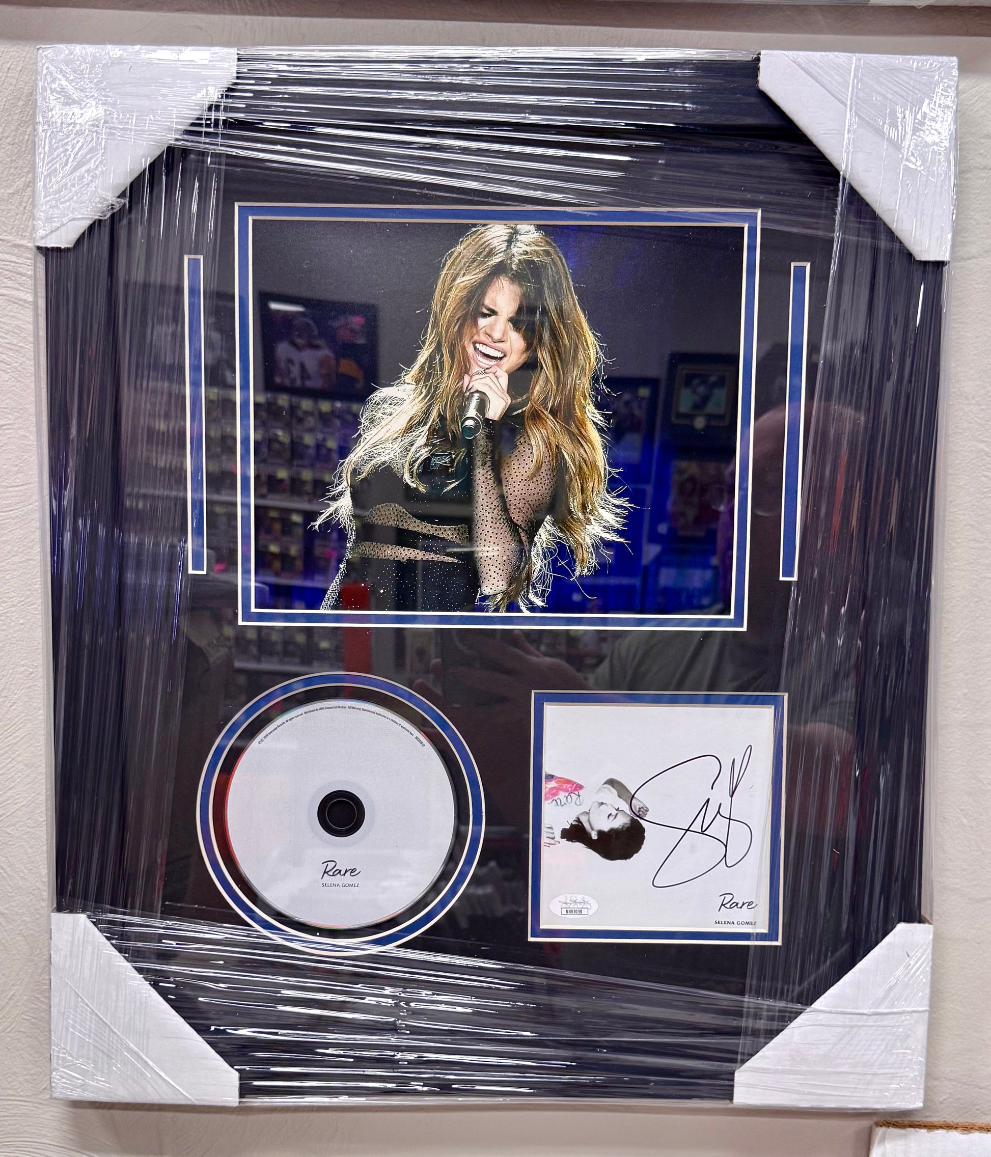 Selena Gomez Signed Album “Rare” Custom Framed CD Booklet With JSA COA