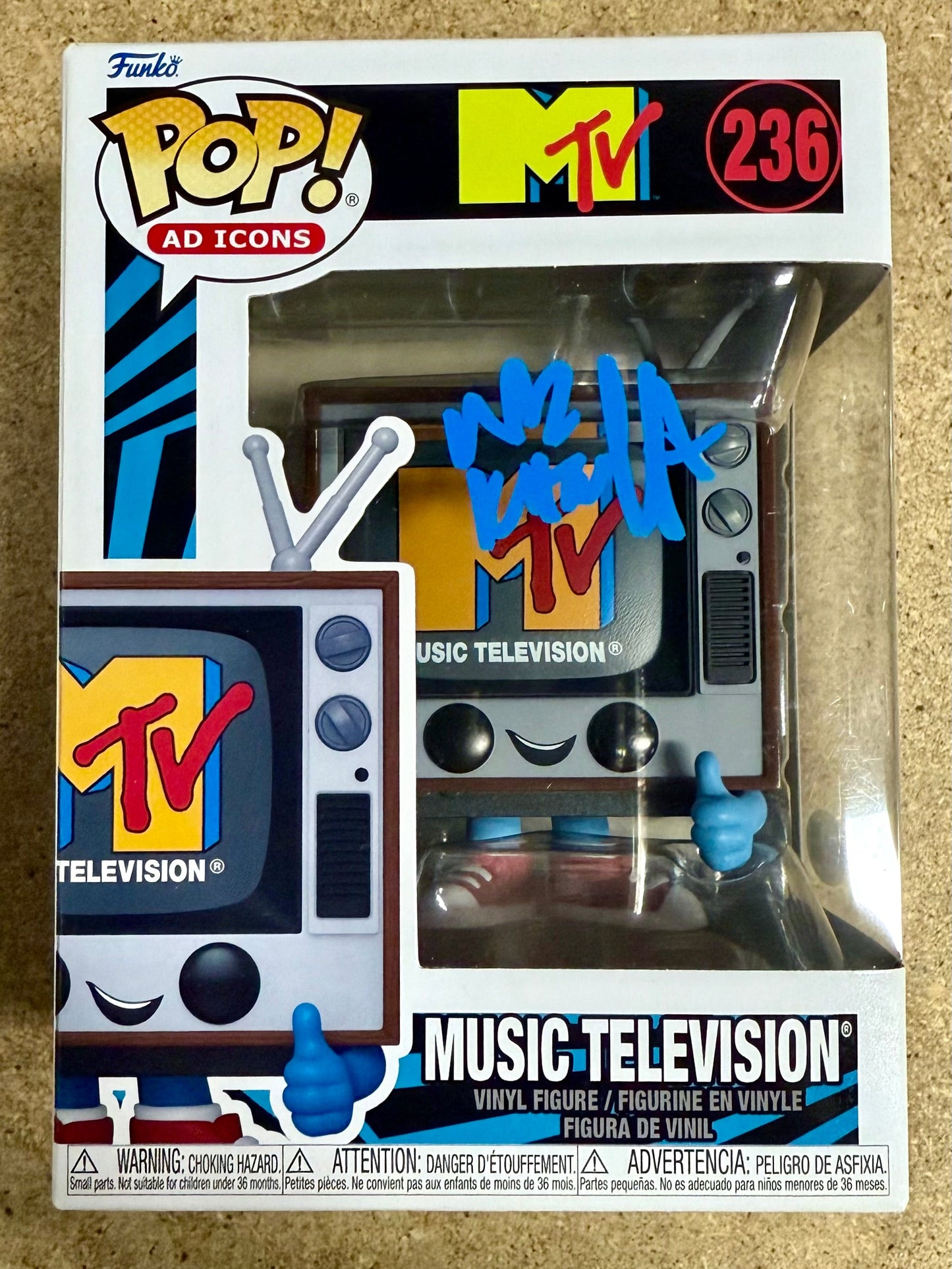 Taylor Gang Wiz Khalifa Signed 2024 MTV Funko Pop #236 With JSA COA