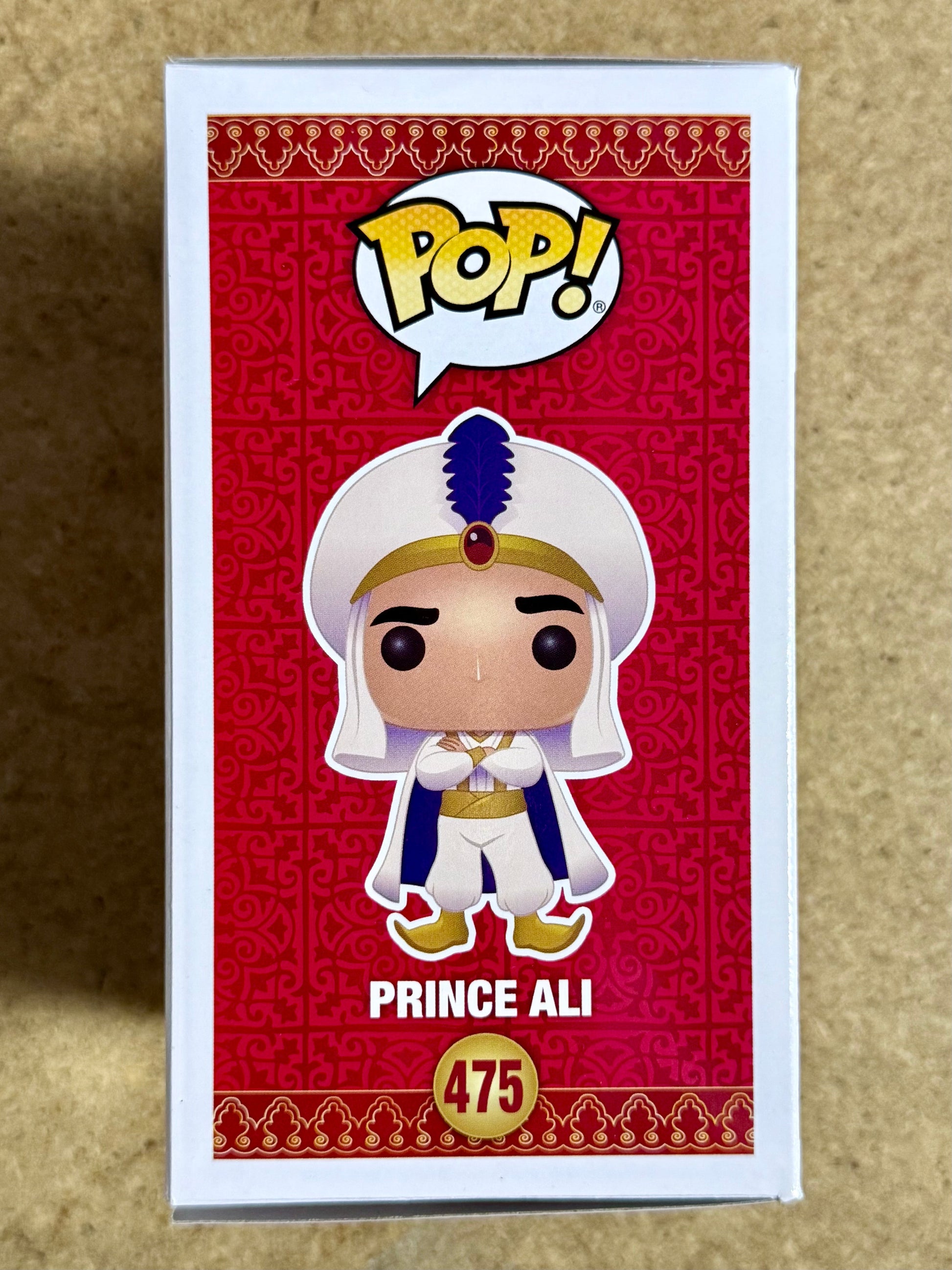 Scott Weinger Signed Disney Aladdin (Prince Ali) Funko Pop! #475 With JSA COA