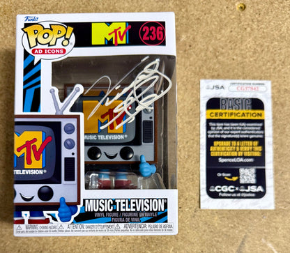 Country Rock Musician Vince Gill Signed 2024 MTV Funko Pop #236 With JSA COA