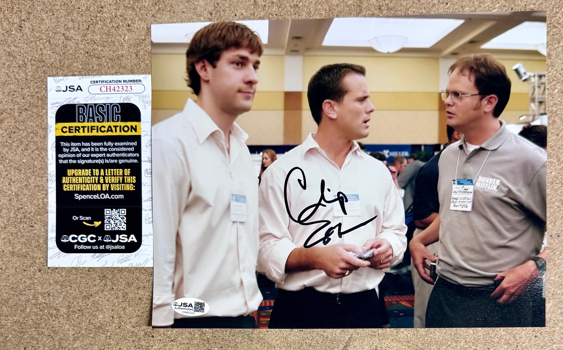 Charles “Chip” Esten Signed Josh Porter The Office 8x10 Photo With JSA COA