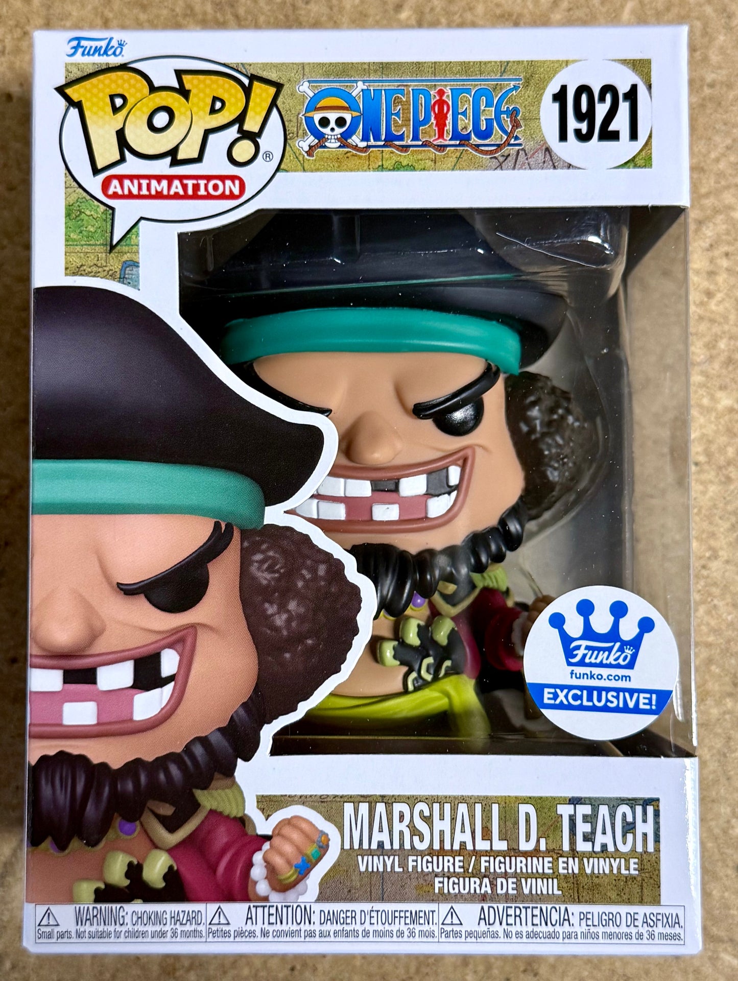 Funko Pop! Animation Marshall D. Teach Blackbeard #1921 One Piece 2025 Exclusive
