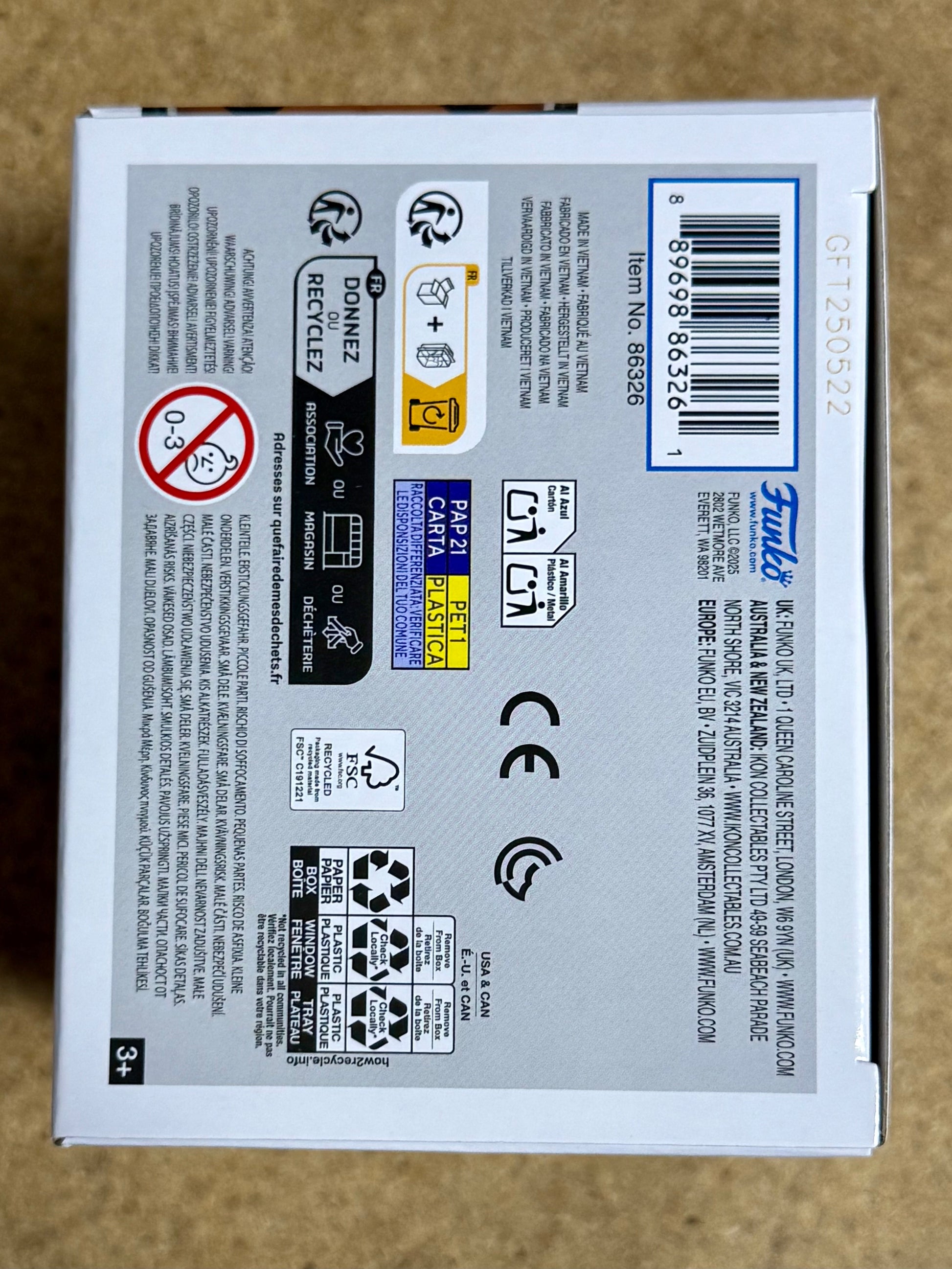 Funko Pop! Football C.J. Stroud #310 NFL Houston Texans 2025 Rookie Of Year 2023