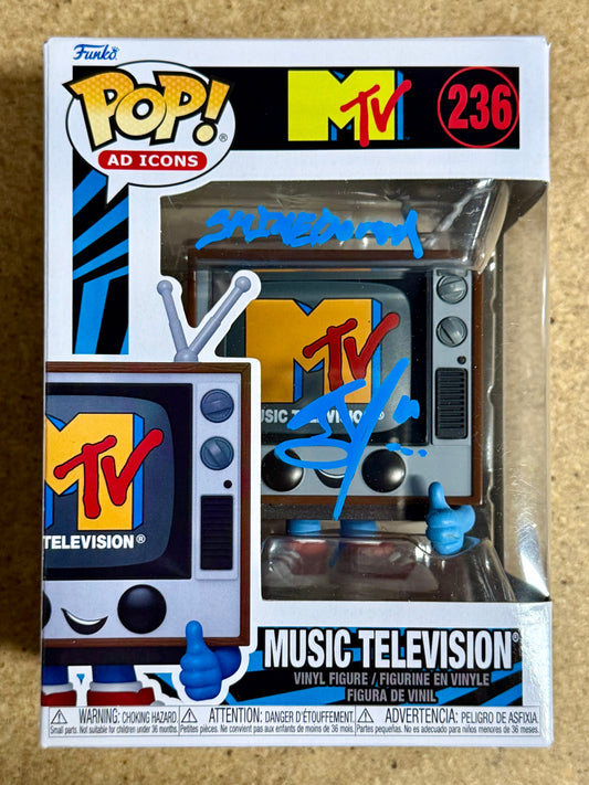 Musician Brent Smith Of Shinedown Signed 2024 MTV Funko Pop #236 With JSA COA