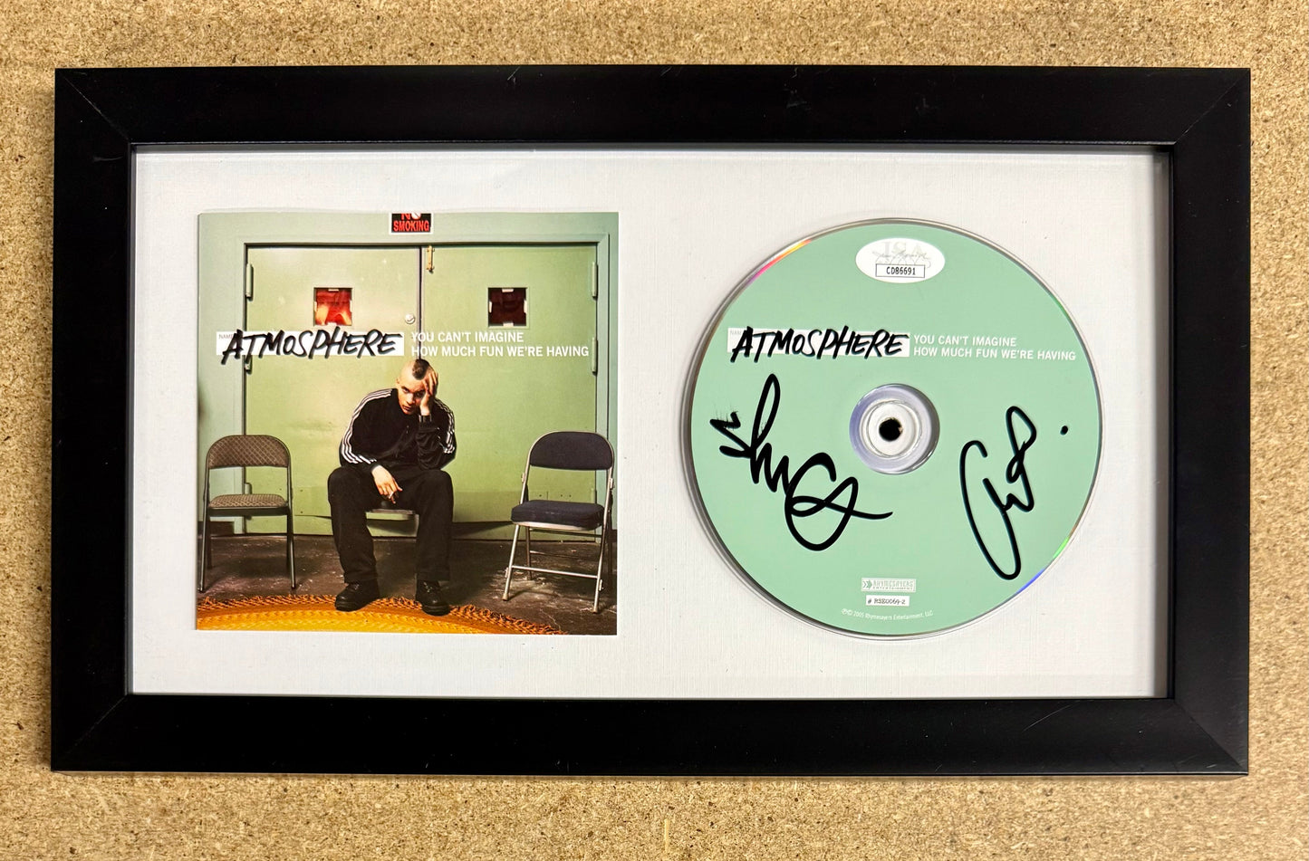 Framed & Signed Slug & Ant Of Atmosphere: Imagine How Much Fun We’re Having CD With JSA COA