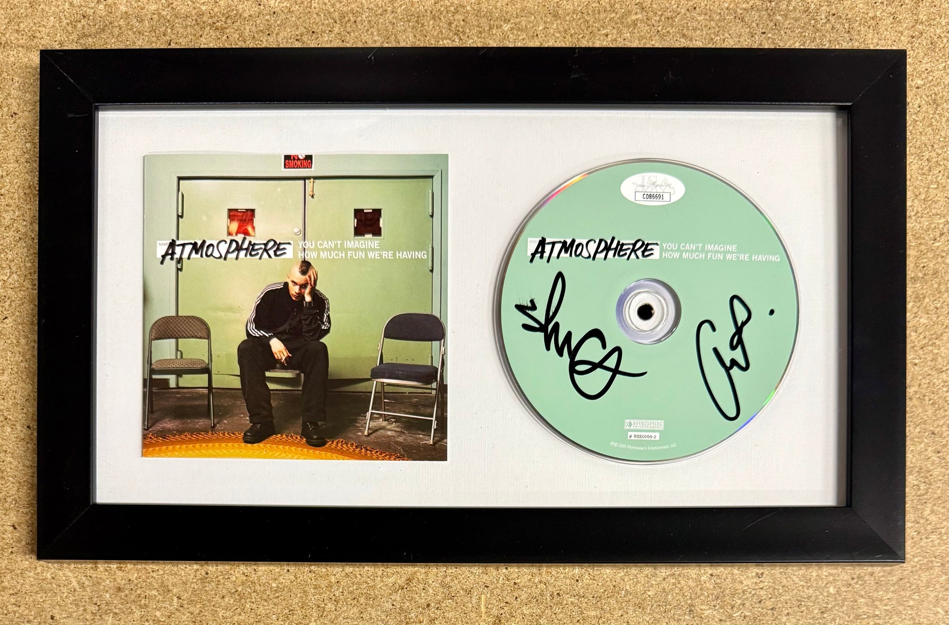 Framed & Signed Slug & Ant Of Atmosphere: Imagine How Much Fun We’re Having CD With JSA COA