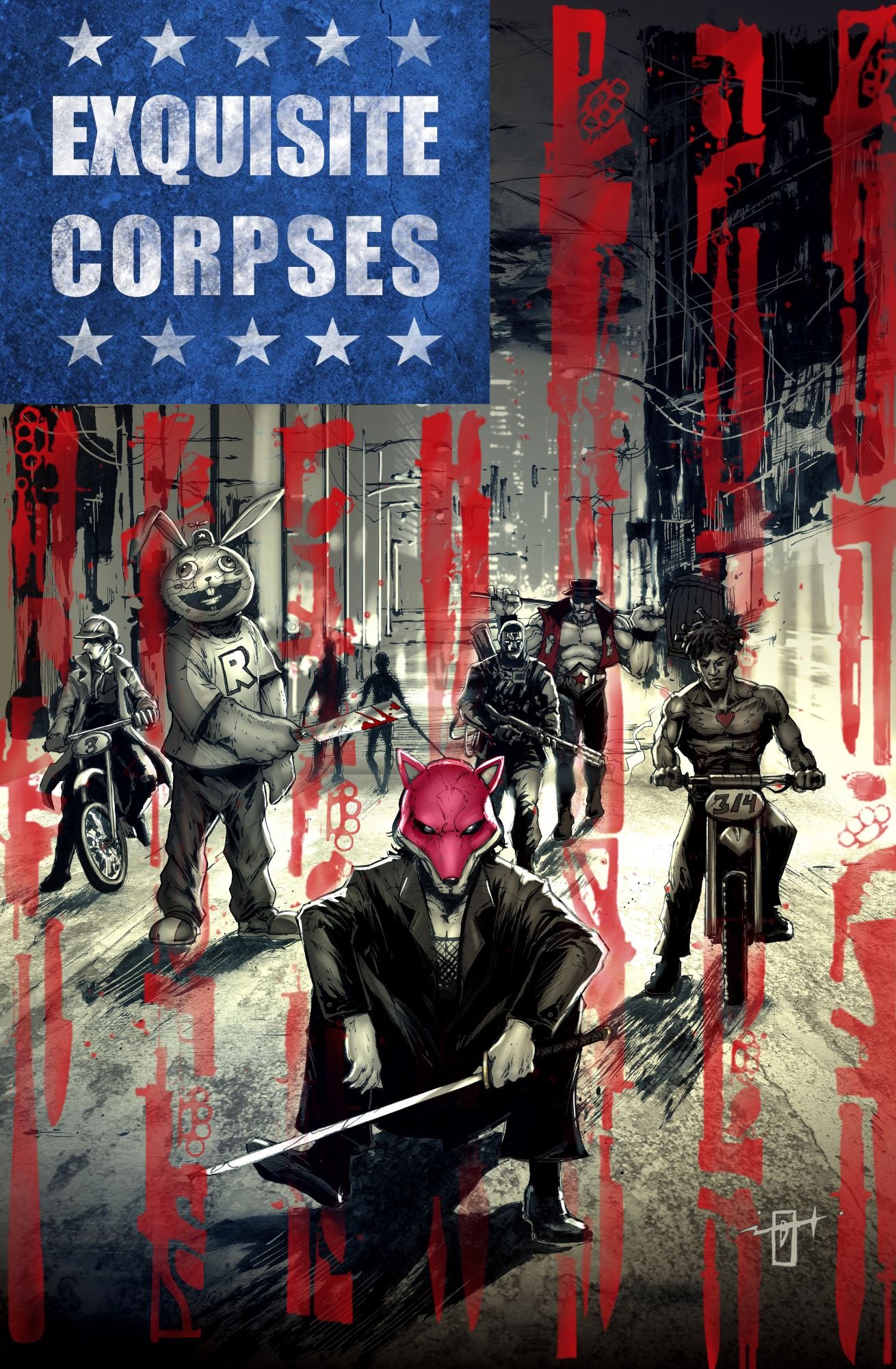 Exquisite Corpses #13 by Jonathan Uribe LTD 500 w/coa Philly Fanexpo Exclusive