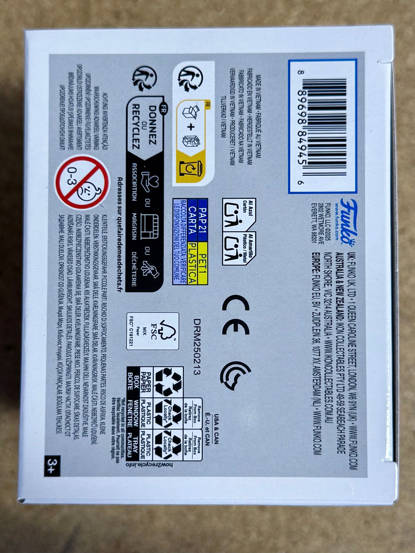 Funko Pop! Animation Marshall D. Teach Blackbeard #1921 One Piece 2025 Exclusive