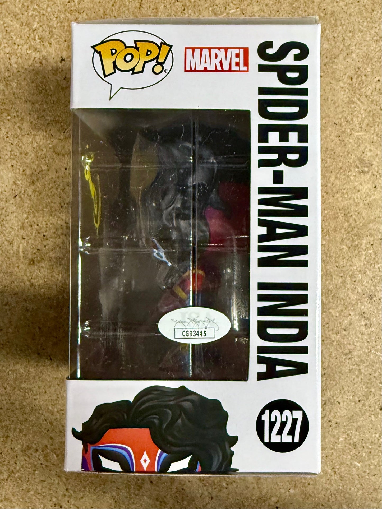 Karan Soni Signed Spider-Man India Funko Pop! #1227 Across The Spider-Verse With JSA COA