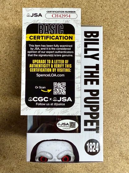 Tobin Bell Signed Saw Billy The Puppet Exclusive Funko Pop #1824 Jigsaw 2025